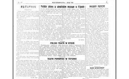 O „opryszkach politycznych” pisał Dołęga-Mostowicz w „Rzeczpospolitej” sześć dni po dokonanym na nie