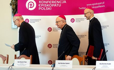Przewodniczący KEP abp Stanisław Gądecki, metropolita lubelski abp Stanisław Budzik i metropolita ka
