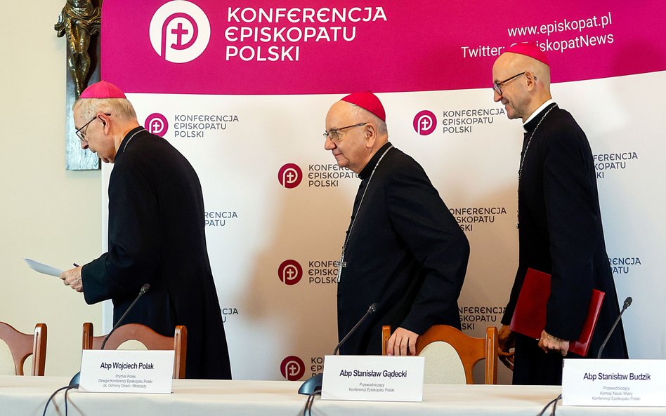 Przewodniczący KEP abp Stanisław Gądecki, metropolita lubelski abp Stanisław Budzik i metropolita ka