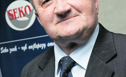 Kazimierz Kustra prezes spółki Seko, która ponad 90 procent surowców sprowadza z zagranicy