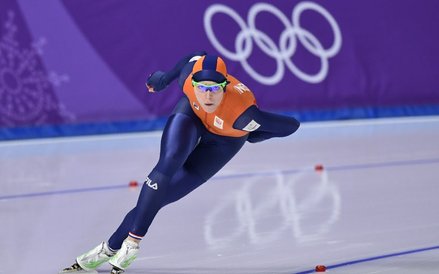 Łyżwiarstwo szybkie: Holenderka Jorien Ter Mors, zwyciężczyni biegu na 1000 m