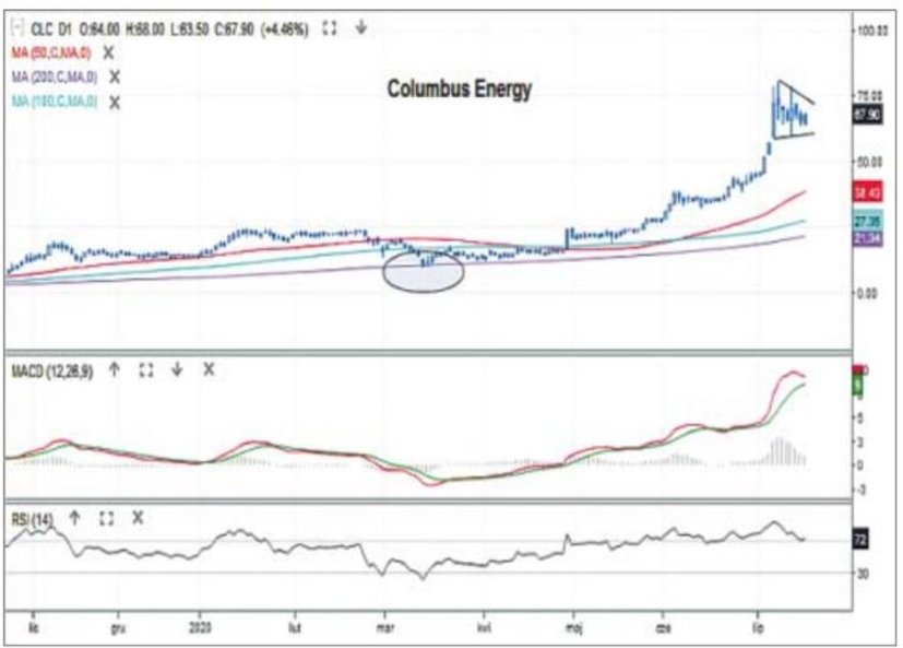 Columbus Energy cieszy się zainteresowaniem inwestorów od dłuższego czasu. W czasie lutowo-marcowego