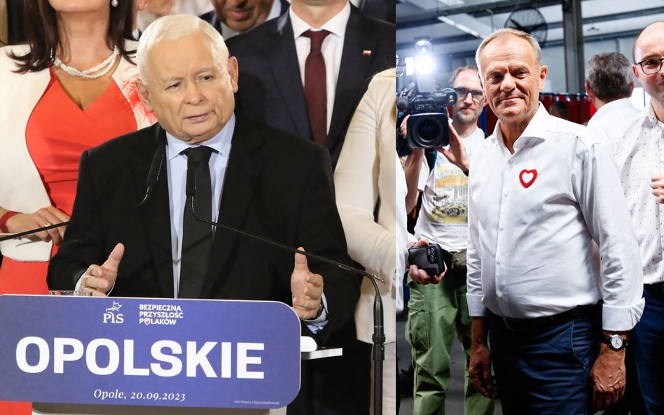 Jarosław Kaczyński i Donald Tusk