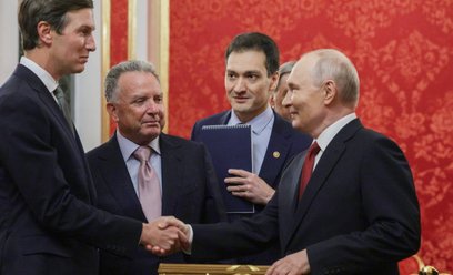 Wrzesień 2026. Jared Kushner podczas spotkania z prezydentem Rosji Władimirem Putinem