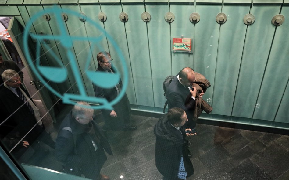 Delegacja Komisji Weneckiej przyjechała do Polski na zaproszenie marszałka Grodzkiego, na rozmowy w 