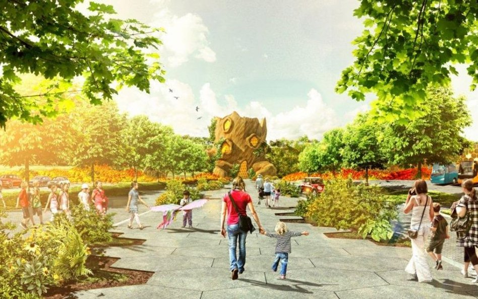 Wizualizacja Majalandu, parku rozrywki, który już za rok ma przyjąć pierwszych gości.