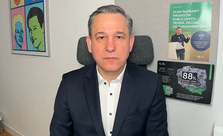 Gościem Aleksandry Ptak-Iglewskiej był dr Sławomir Dudek, prezes Instytutu Finansów Publicznych. Fot
