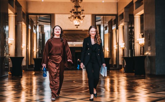 Mariana Połtorak z Ukrainy ze swoją akompaniatorką Gabriela Lasotą