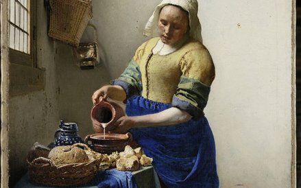 "Mleczarka", Jan Vermeer, ok. 1658-1661