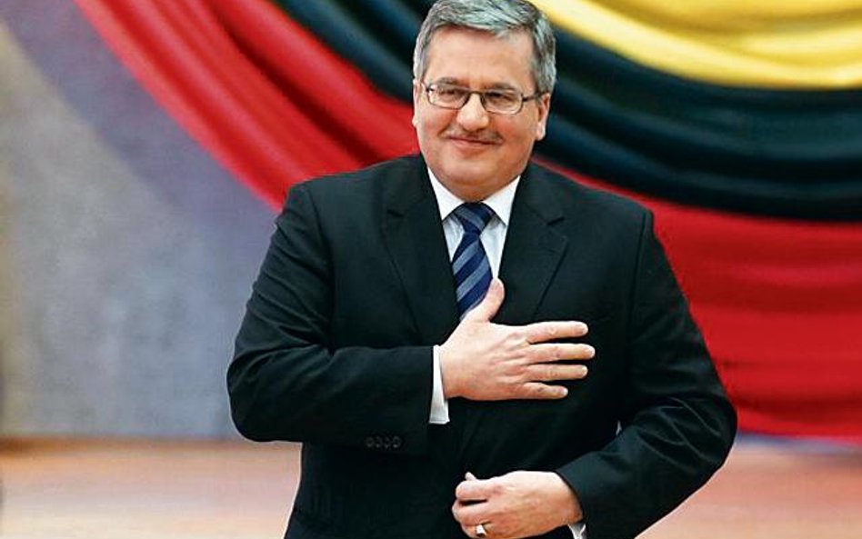 Prezydent Komorowski w polskim gimnazjum w Solecznikach