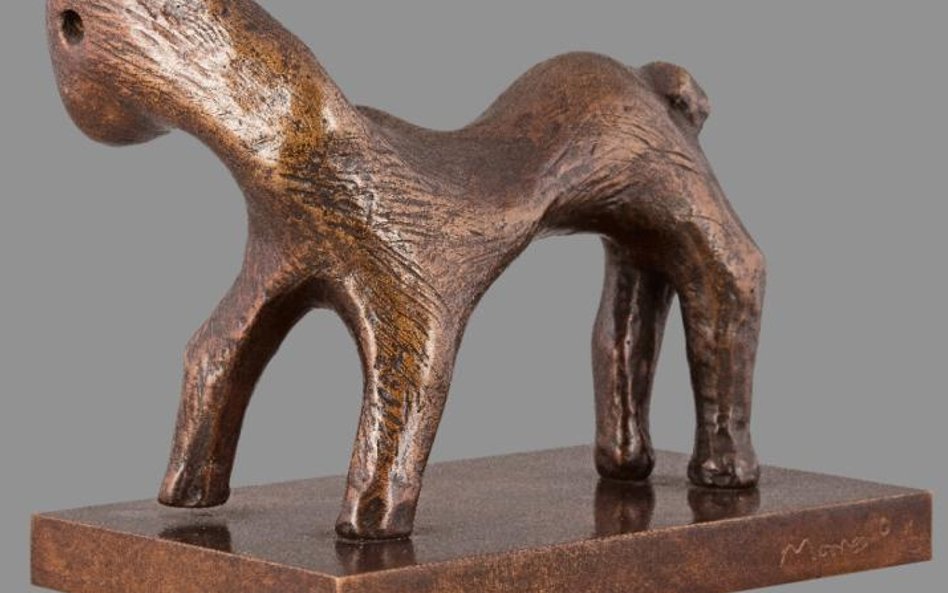 Zwierzę z odwróconą głową („Animal Turned Head”), 1983, brąz.