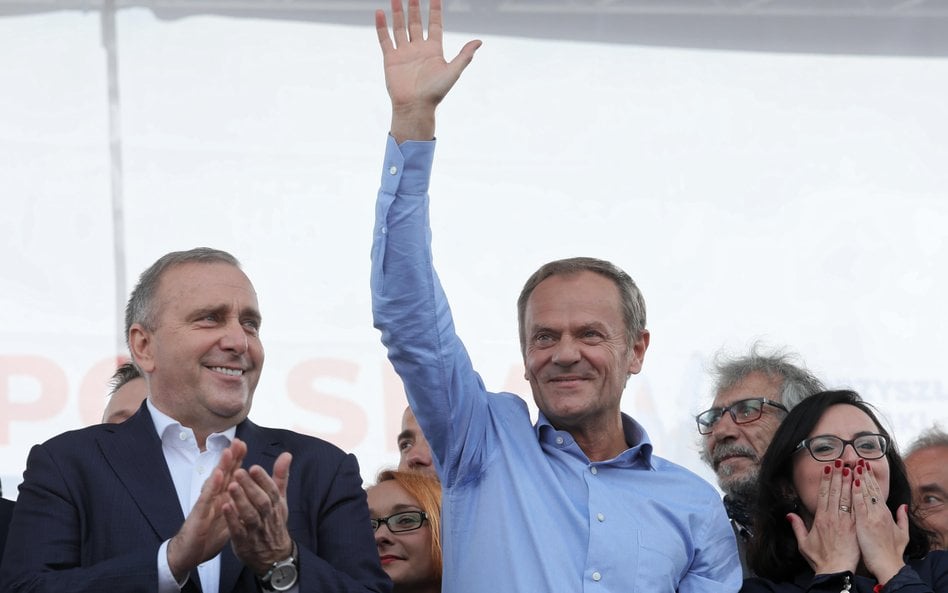 Grzegorz Schetyna i Donald Tusk