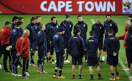 Trening kadry Włoch