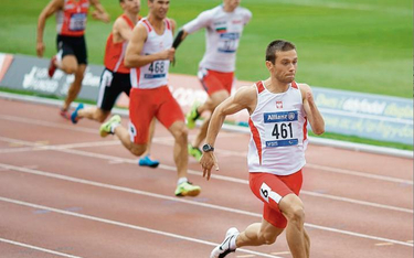 Michał Derus – dwukrotny mistrz świata w biegu na 100 m oraz dwukrotny wicemistrz na 200 m (Lyon 201