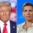Donald Trump i Mette Frederiksen