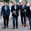 Były przewodniczący PO Grzegorz Schetyna (drugi od lewej) uznawany jest za lidera jednej z frakcji