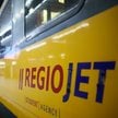 Pociąg RegioJet na Dworcu Zachodnim w Warszawie