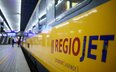 Pociąg RegioJet na Dworcu Zachodnim w Warszawie
