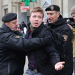 Moment zatrzymania Ramana Pratasiewicza