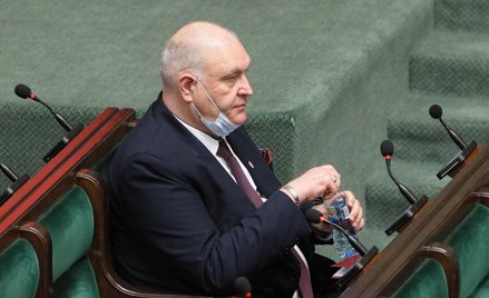 Pierwszy zastępca prokuratora generalnego Bogdan Święczkowski na sali obrad Sejmu