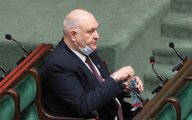 Pierwszy zastępca prokuratora generalnego Bogdan Święczkowski na sali obrad Sejmu