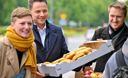 W poniedziałek od samego rana Rafał Trzaskowski ruszył do przekonywania wyborców