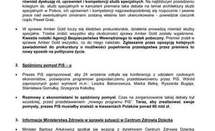 Publikacja "Rzeczpospolitej" groźna dla Platformy