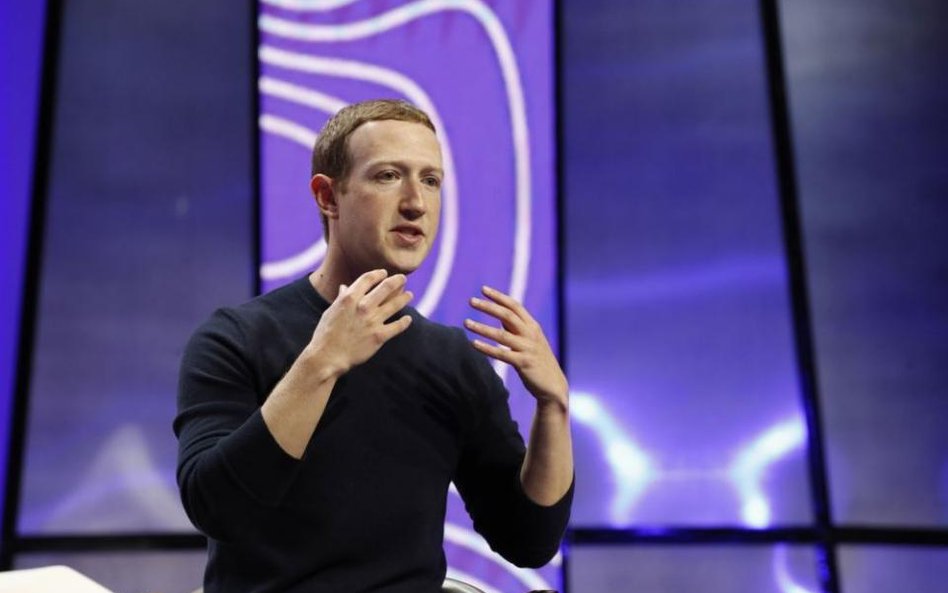 Szef i właściciel Facebooka Mark Zuckerberg