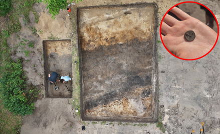 Antyczna moneta odkryta na Łysej Górze jest najstarszym tego typu znaleziskiem w Polsce