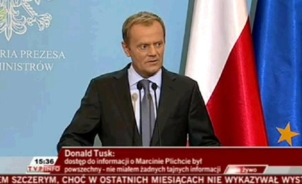 Wiele mediów podało: „Tusk nie miał tajnych informacji” (np. pasek TVP Info). KPRM nie prostowała