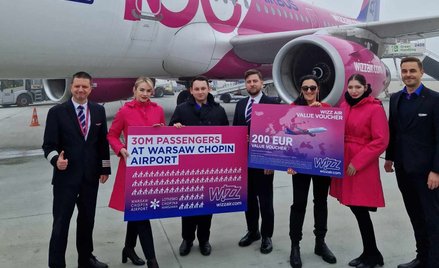 30-milonowy pasażer otrzymał od Wizz Aira voucher o wartości 200 euro