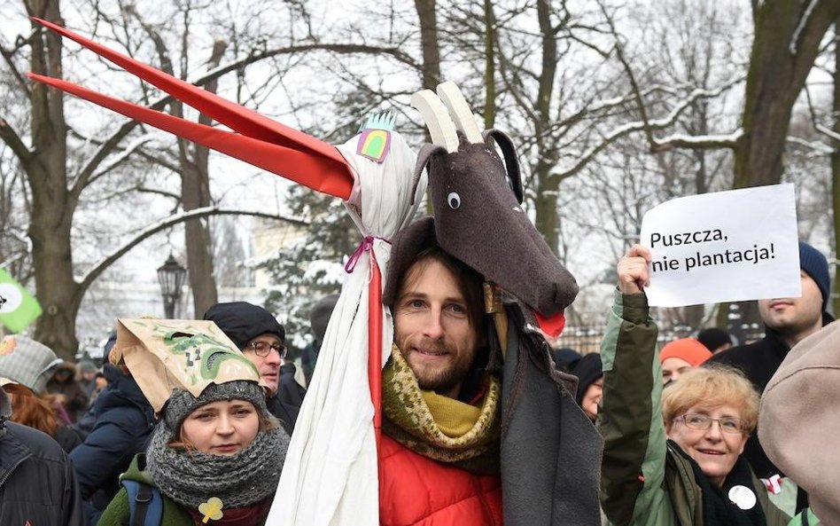 Marsz Entów w obronie Puszczy Białowieskiej