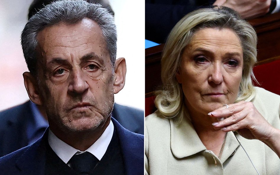 Nicolas Sarkozy i Marine Le Pen
