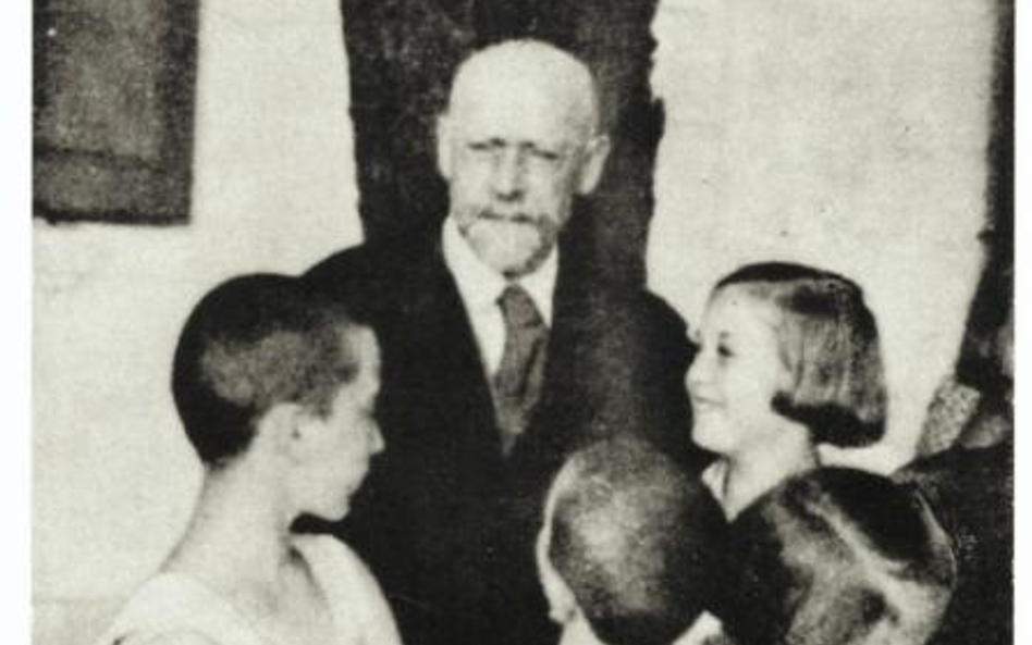 Janusz Korczak z wychowankami Domu Sierot, Gocławek 1938 rok