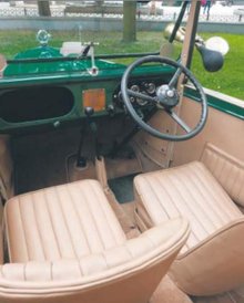 Wnętrze jest nadal bardzo zadbane.