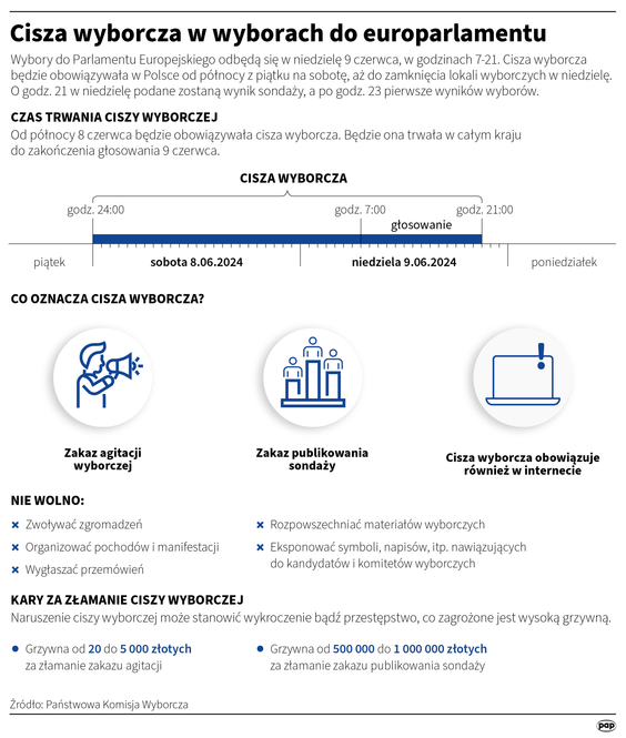 Cisza wyborcza w wyborach do PE