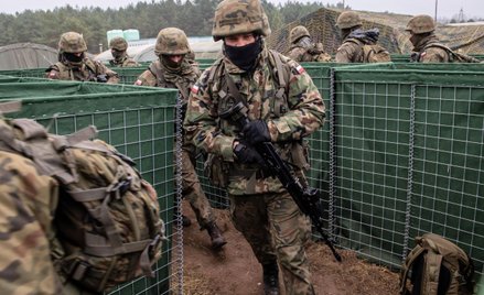 Jedna z baz wojskowych blisko granicy z Białorusią.