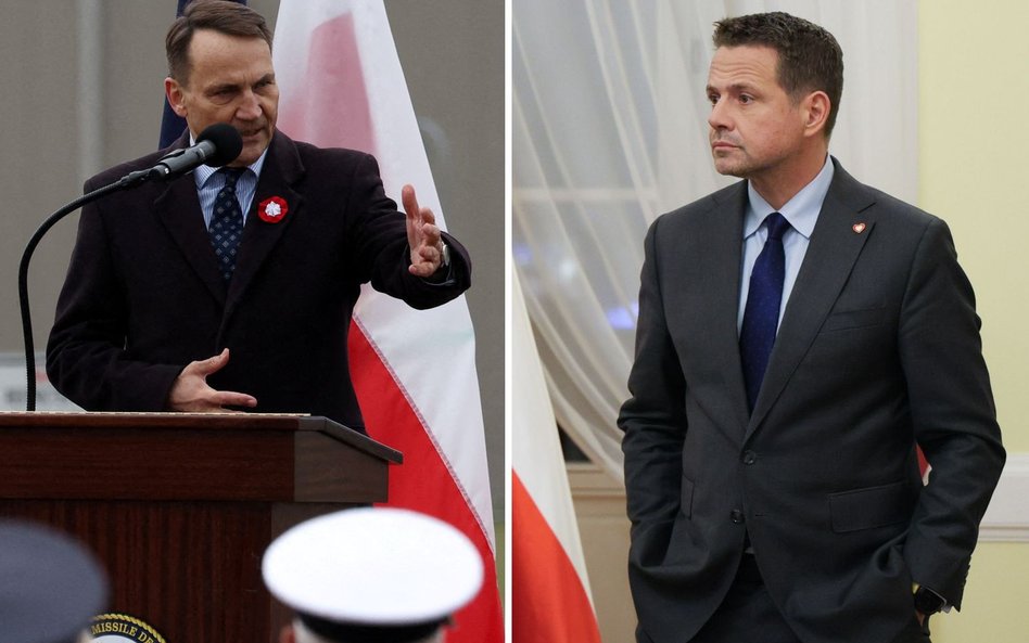 Radosław Sikorski i Rafał Trzaskowski