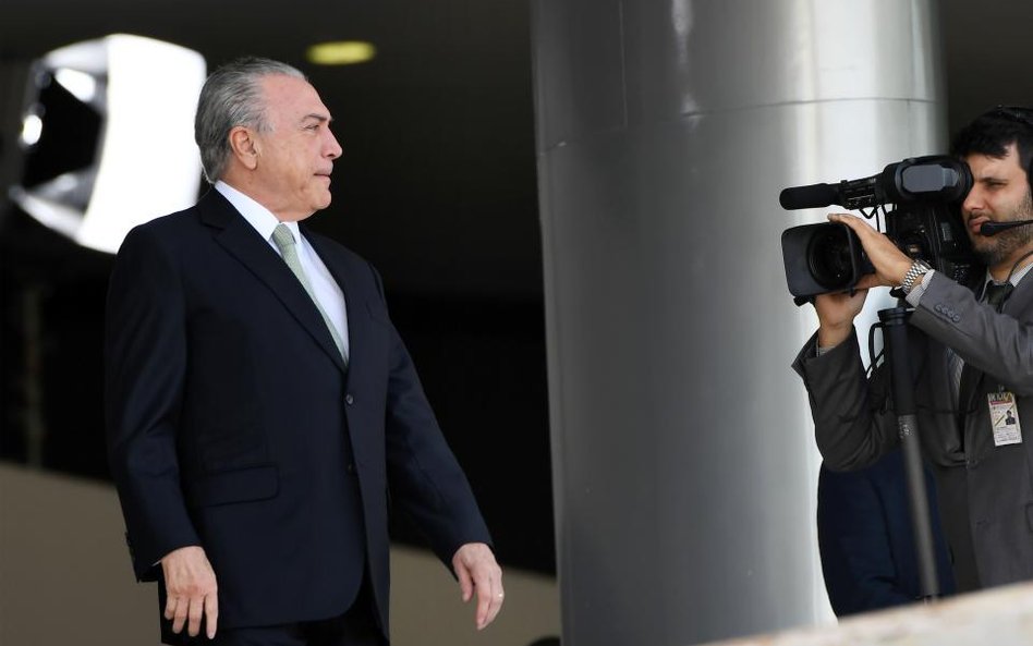 Prezydent Brazylii Michel Temer