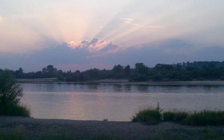 Wisła w Mięćmierzu