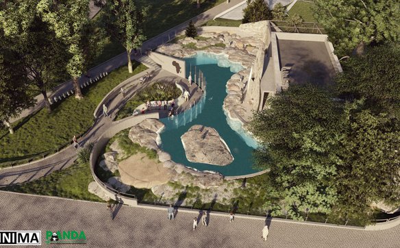 W sąsiedztwie basenu powstaną wybiegi z plażami dla ptaków