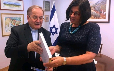 Ojciec Tadeusz Rydzyk w ambasadzie Izraela