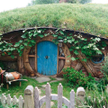 Domki zamieszkiwane przez hobbitów. Można je zwiedzać w okolicy Matamata.