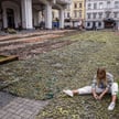 Przygotowywanie siatki maskującej we Lwowie