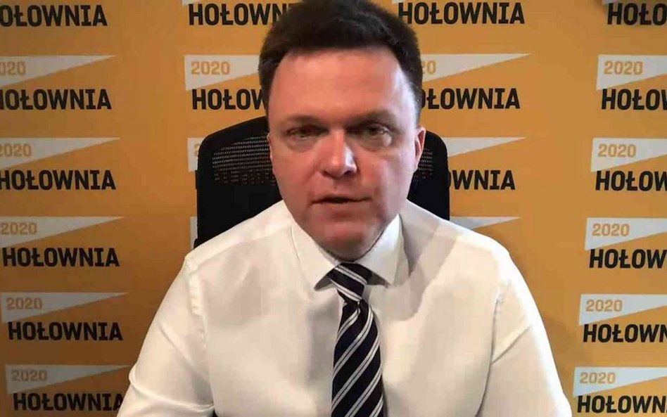 Hołownia: Wybory w maju będą łamały konstytucję