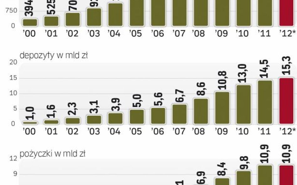 Klientów SKOK ciągle przybywa
