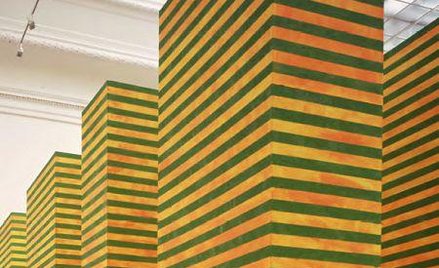 Leon Tarasewicz, realizacja w Sali Matejkowskiej podczas wystawy w Zachęcie w Warszawie, 1999, zdj. 