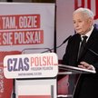 Prezes Prawa i Sprawiedliwości Jarosław Kaczyński podczas spotkania z mieszkańcami w Klubie Kolejarz