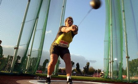 Kamila Skolimowska podczas mityngu lekkoatletycznego Pedros Cup, 2007 rok