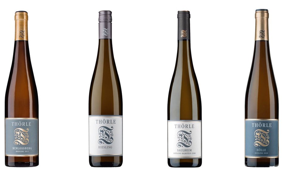 Thorle Riesling Schlossberg 2018 236 zł, Thorle Riesling Trocken 2022 75 zł, Thorle Riesling Saulhei